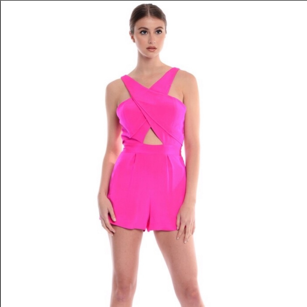 Jennifer Hope Pink Romper NWT, 4